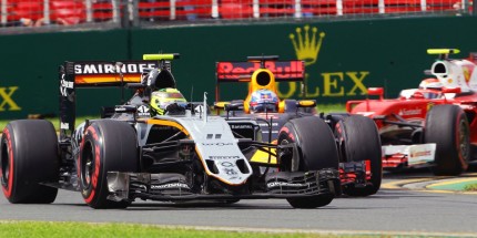 Sergio Perez (MEX) Sahara Force India F1 VJM09. Australian Grand Prix, Saturday 19th March 2016. Albert Park, Melbourne, Australia.